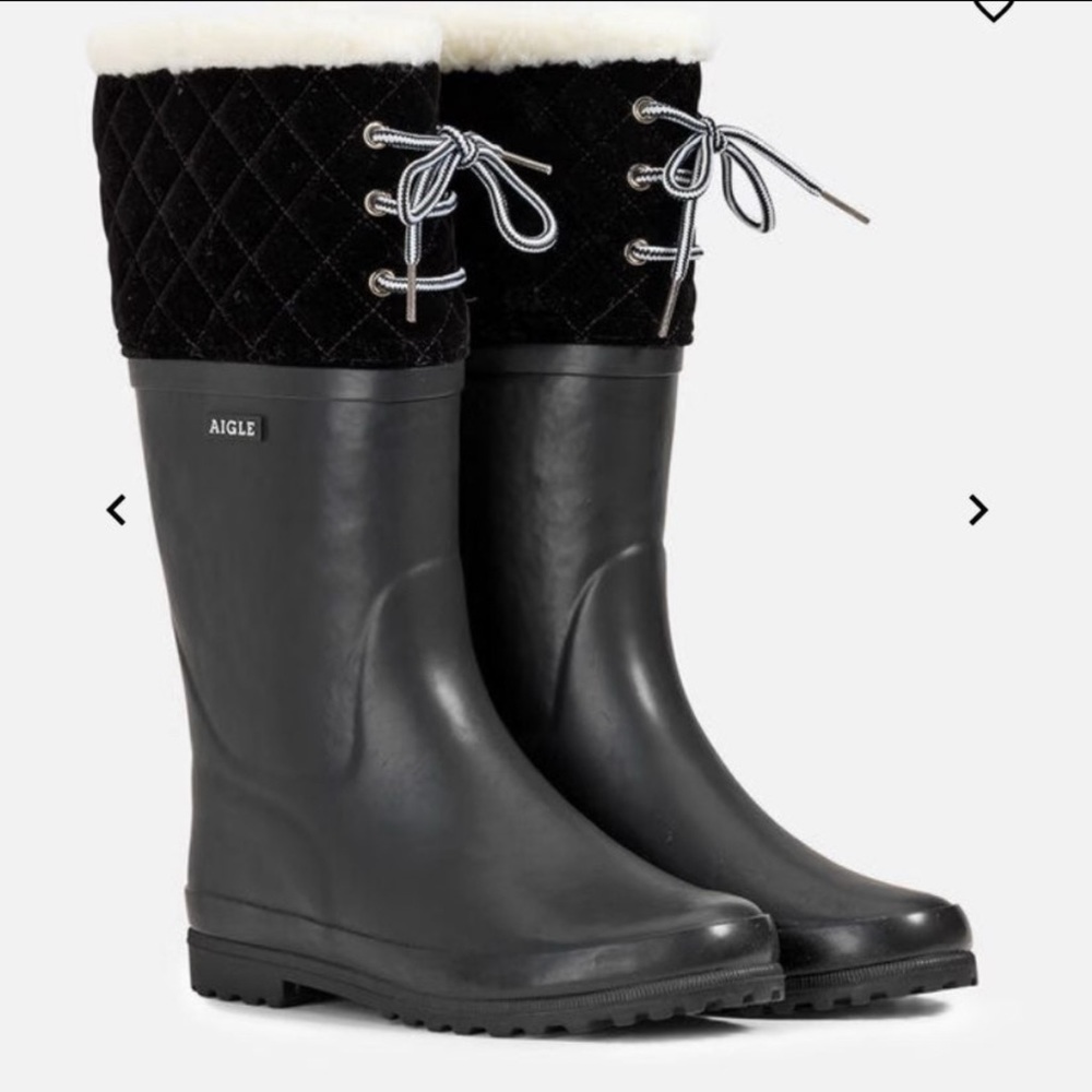 Aigle Polka Giboulee Boots Size EU 40 (9.5–10)